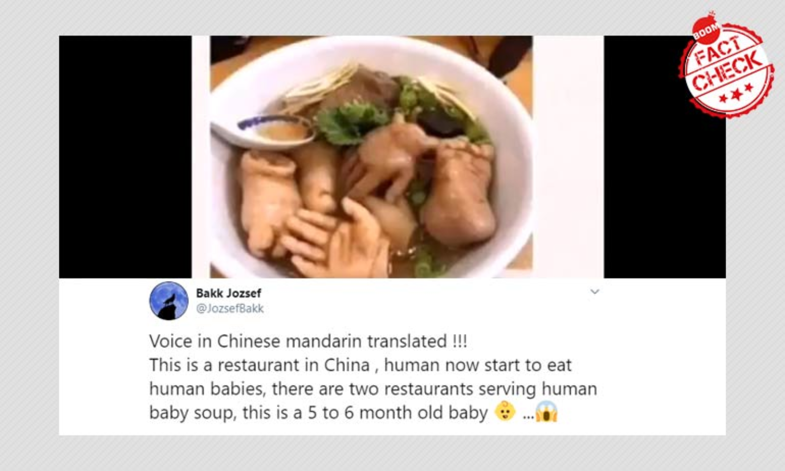 china people eating babies