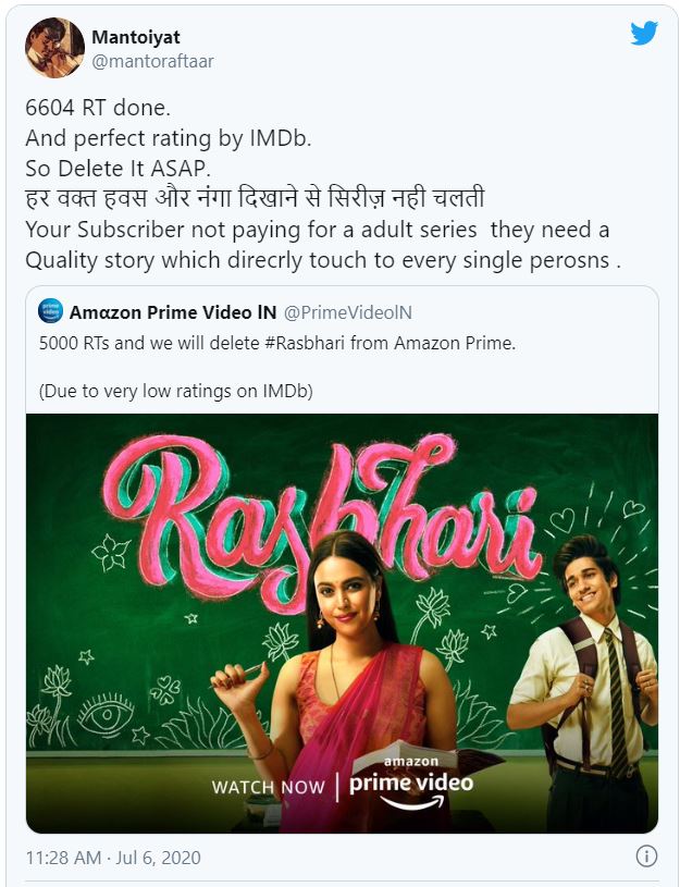 Watch rasbhari discount on prime video