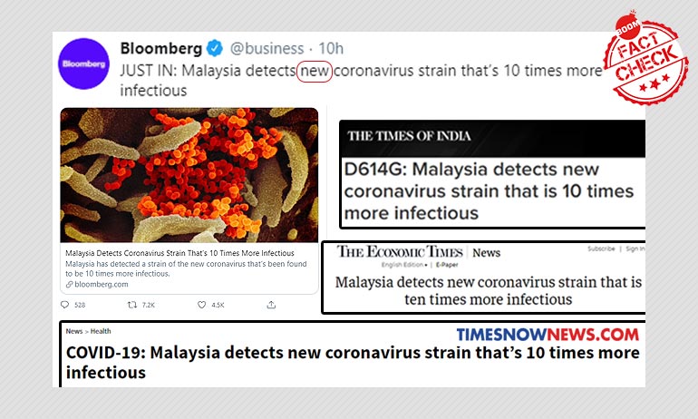 New COVID-19 Strain Detected In Malaysia? Not Quite | BOOM