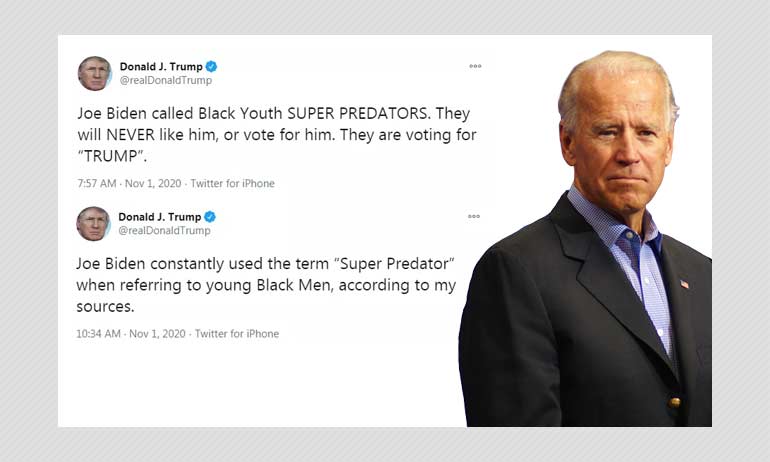 Trump Falsely Claims Biden Called Black Youths 'Super Predators' | BOOM