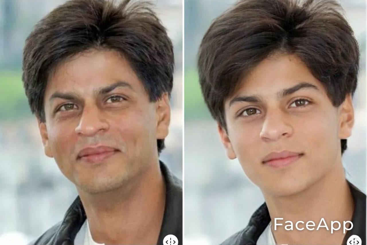 An Edited Photo Of Shah Rukh Khan On FaceApp Shared As His Young Kashmiri Doppelganger