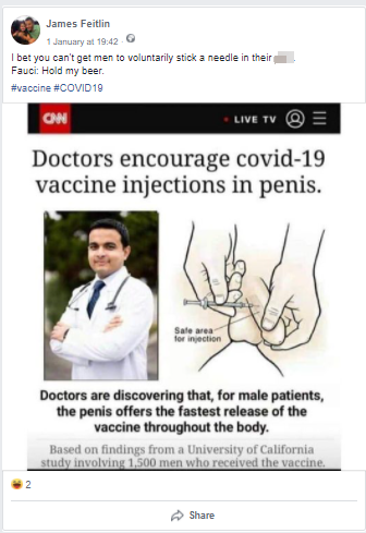 Fact Check Did Doctors Encourage Covid19 Vaccine Injections In Penis