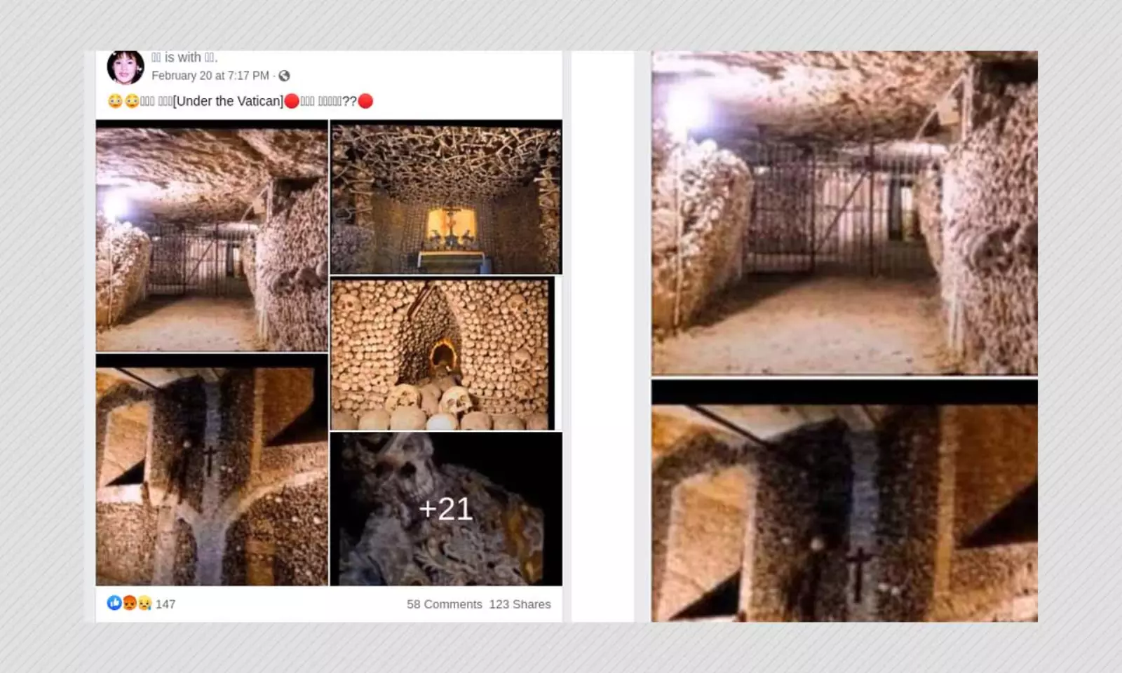 Photos Of Underground Tourist Spots Shared As Vatican City | BOOM