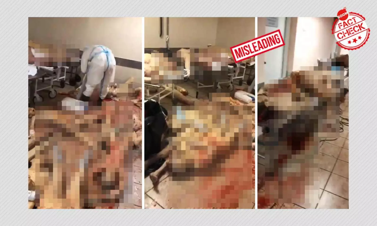 Gory Video Of Bodies Overflowing In A Morgue Not From India | BOOM