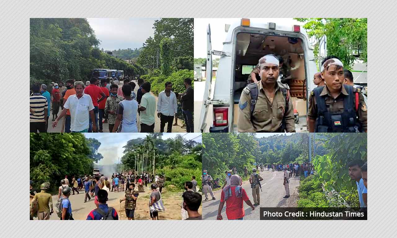 Assam Mizoram Border Dispute Police Forces Of Both States Clash Five Assamese Policemen Killed