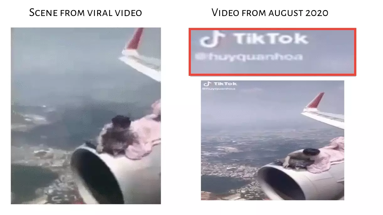 Comparison Between Viral Video And Video From 2020