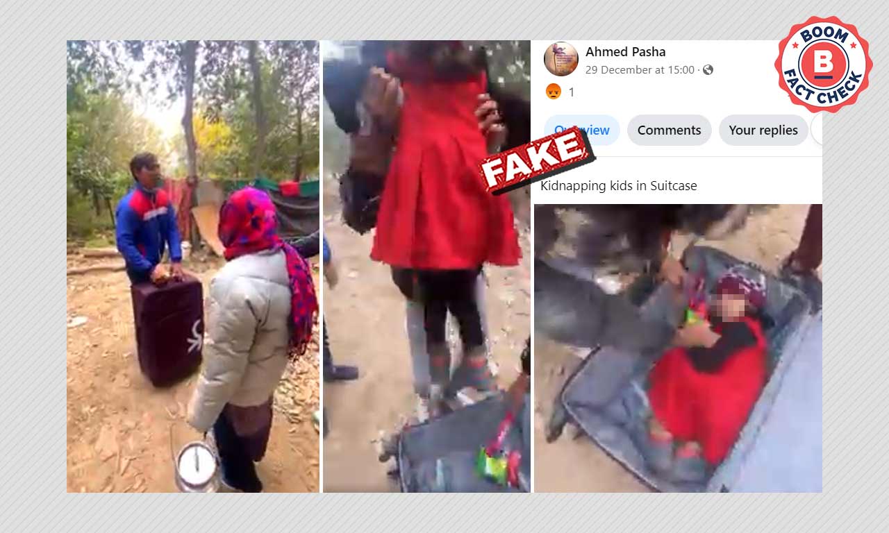 1280px x 768px - Video Of Man Kidnapping A Toddler Inside Travel Bag Is Dramatised | BOOM