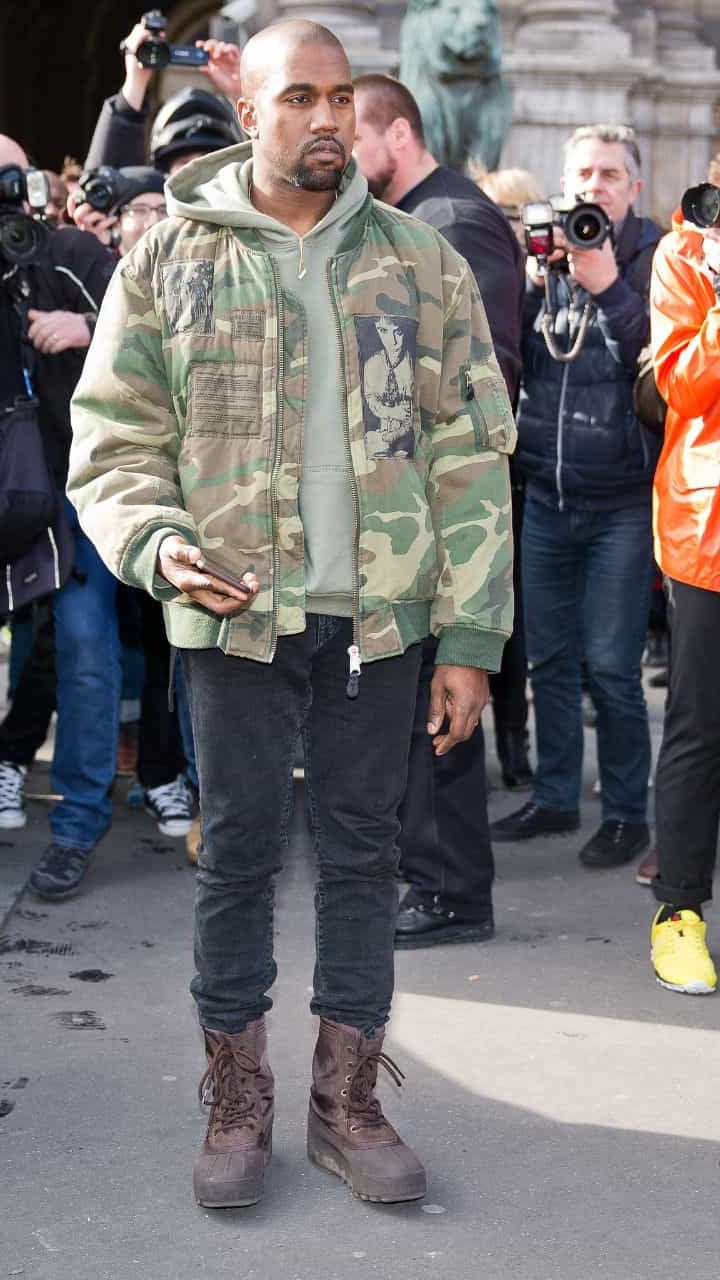 Kanye west sale camouflage jacket