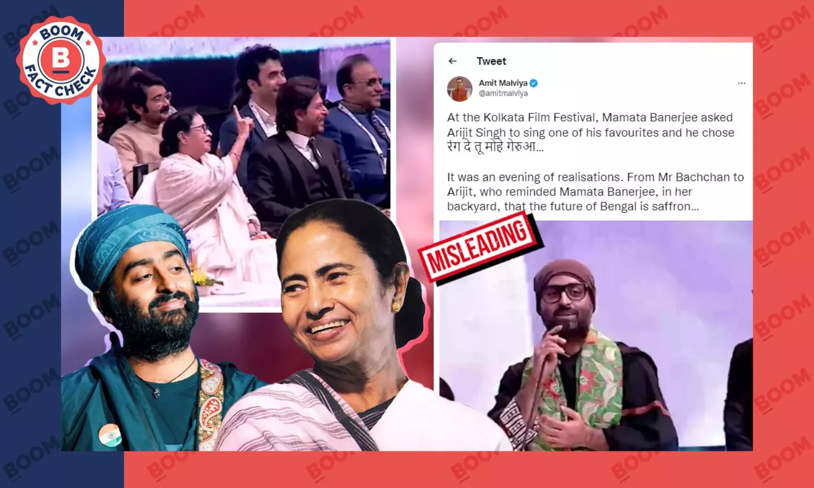 Amit Malviya Tweets Edited Video, Claims Arijit Singh Sang Gerua As  Political Message | BOOM