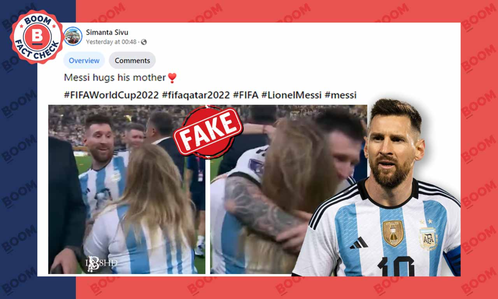 Who is Antonia Farías, the woman who hugged Lionel Messi after he won the  2022 World Cup? - AS USA