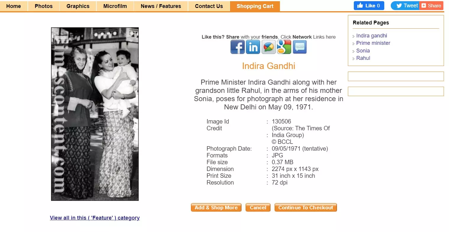 1519px x 787px - Cropped Photo Peddled As Indira Gandhi Wearing A Burqa | BOOM