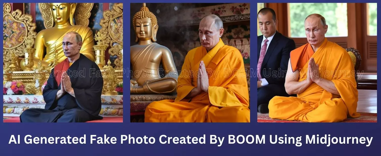 AI Generated Photo Shows Russian President Vladimir Putin As Buddhist ...