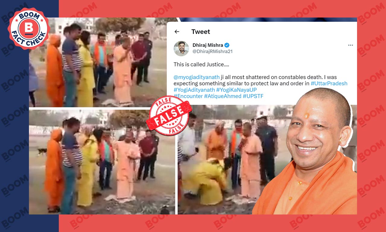 Old Video Of Yogi Adityanath Applying Tilak From Ashes Revived After Asad Ahmad Encounter