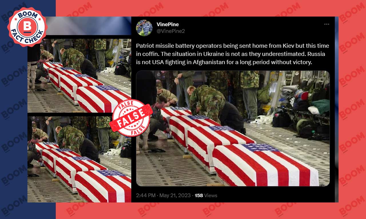 This Picture Does Not Show Coffins Of US Troops In Russia-Ukraine War