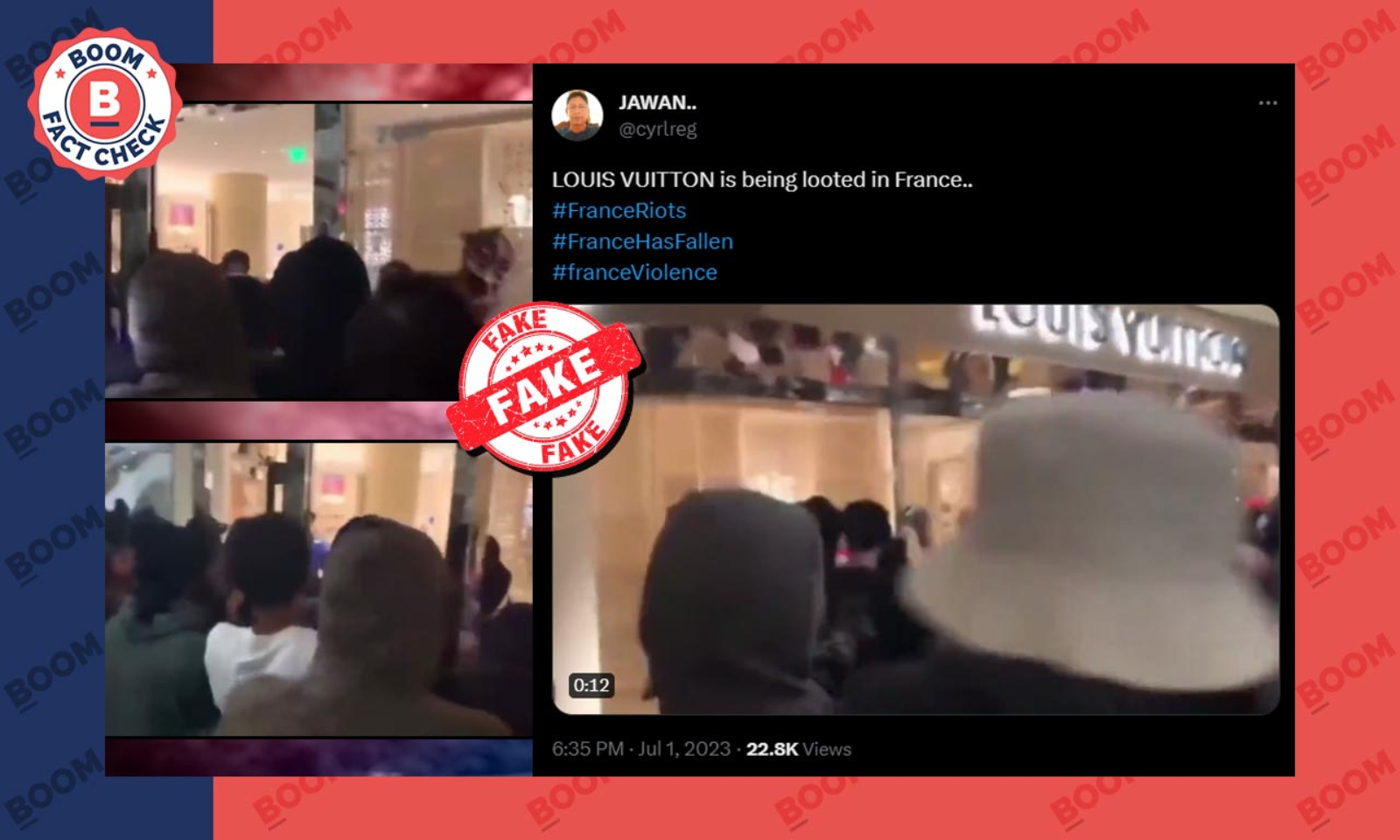 Looting of Louis Vuitton store in Portland, and targeting of other