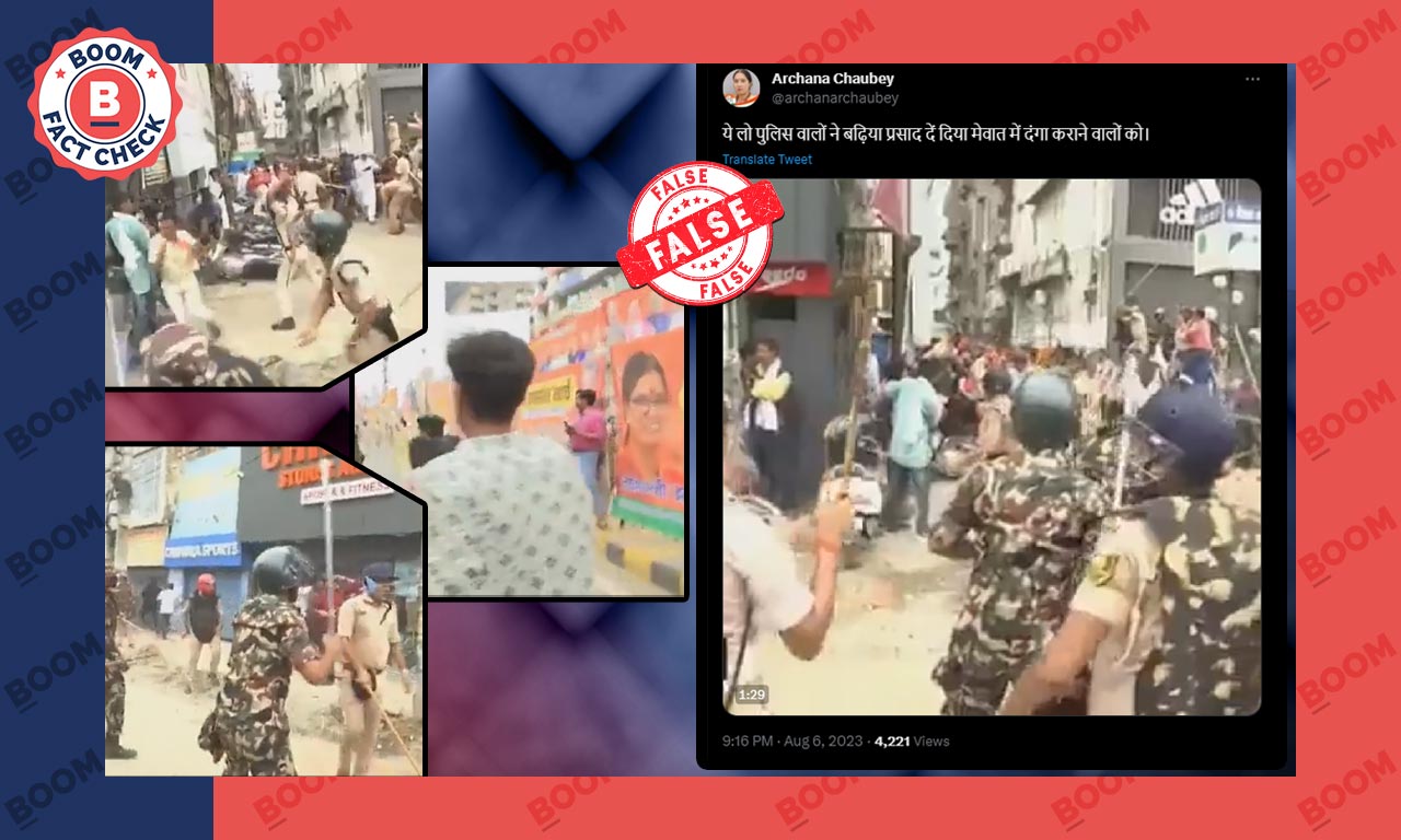 Video From Bihar Peddled As Police Thrashing Protestors In Haryana | BOOM