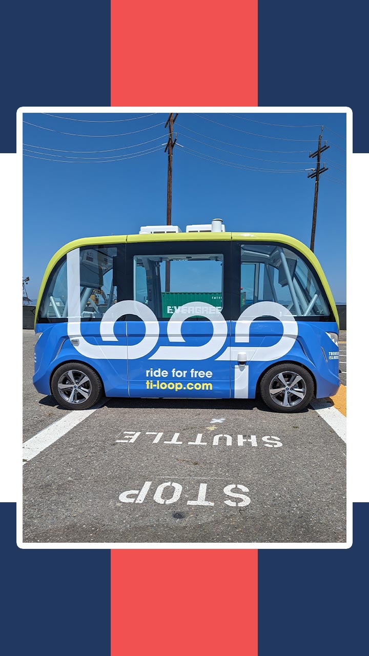 Driverless bus service launches on SF Treasure Island following