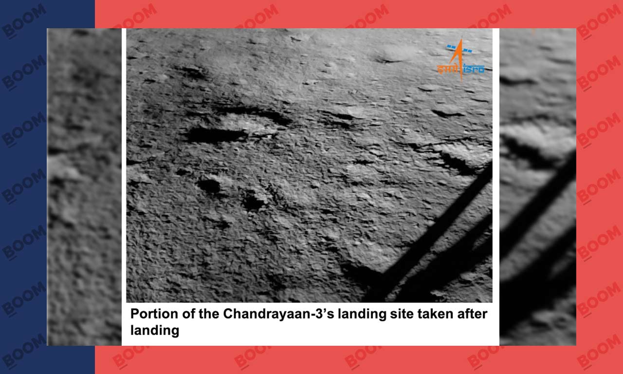 Chandrayaan-3's Vikram Lander Shares First Glimpse Of Moon's South Pole ...