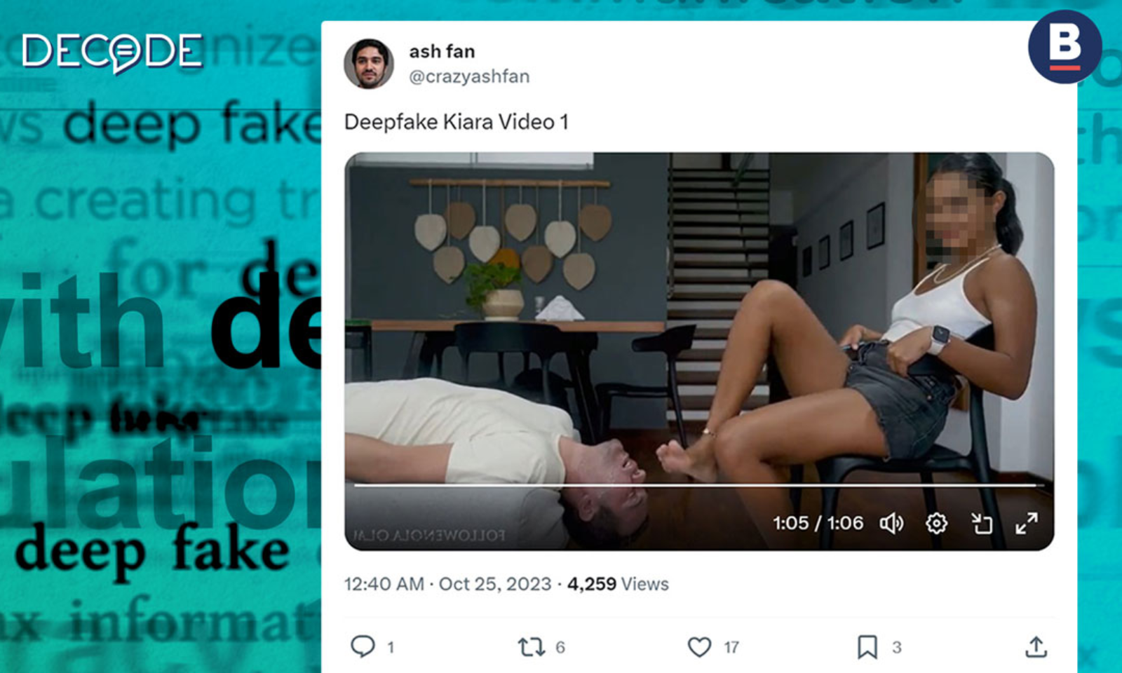 1600px x 960px - X Is Full Of Deepfake Porn Videos Of Actresses; You May Be Targeted Next