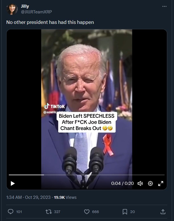 Biden: A skit from a really bad movie: Joe Biden collides with flagpole  in viral video, sparks mass trolling online