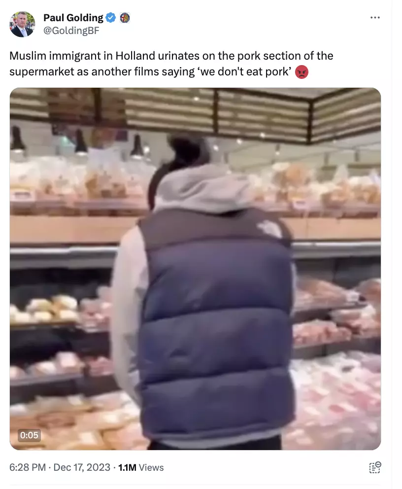 Fact Check: Staged Video of Man Urinating in Supermarket Shared With False  Communal Claim