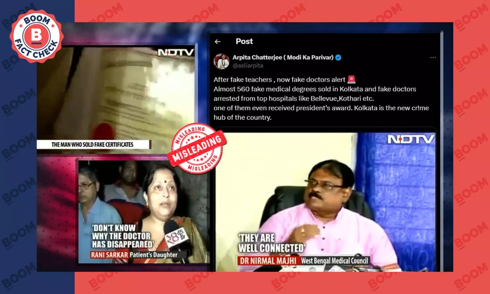 News Bulletin About Fake Doctors Racket Busted In Bengal Is From 2017 | BOOM